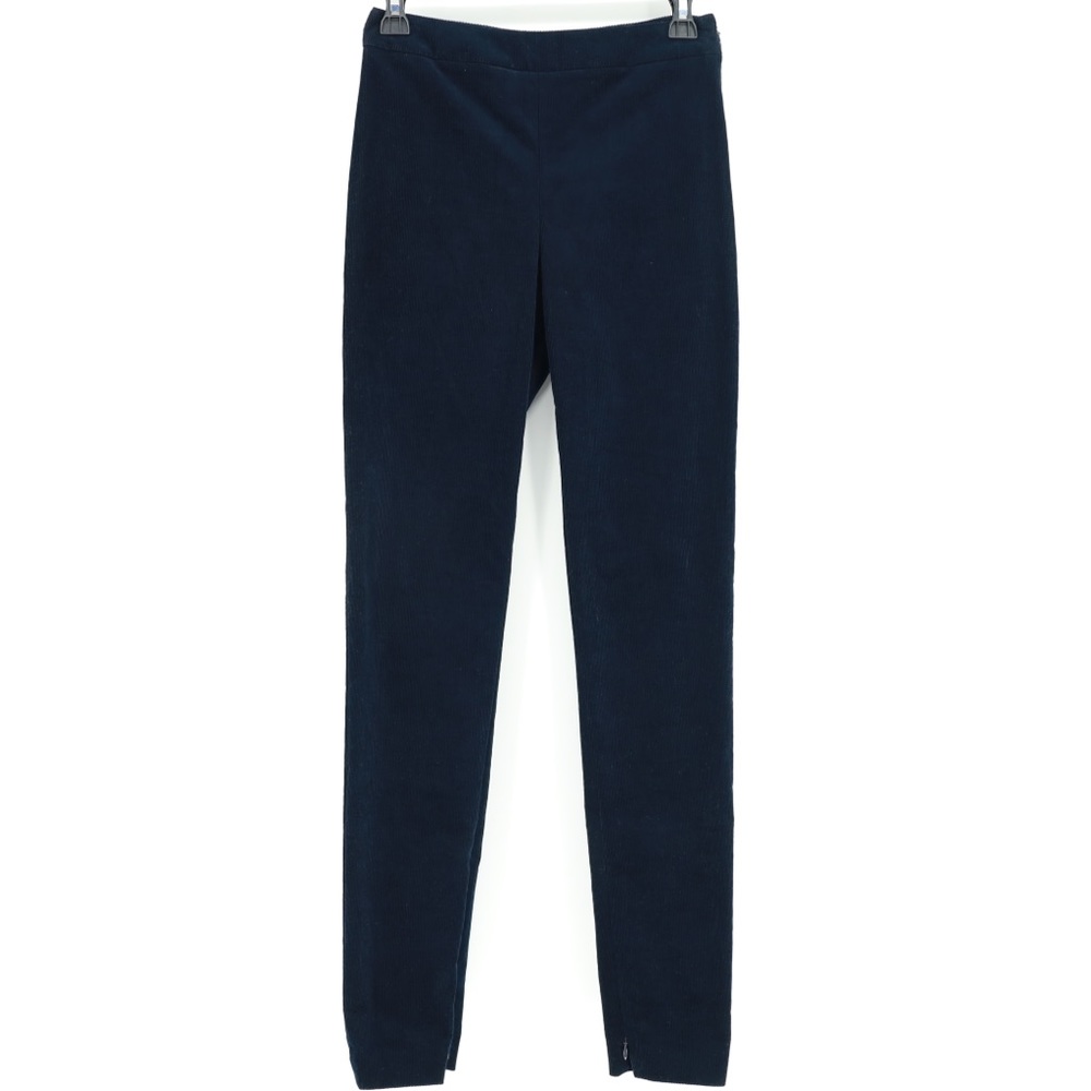 THEORY Oslo Corduroy Leggings High Waist Navy